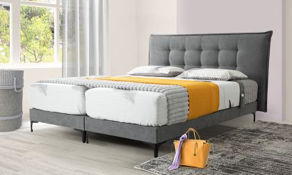 מיטה מתכווננת חשמלית, כוללת בסיס מיטה, ראש מיטה גבוה, 2 מזרנים מסדרת אימפלה, 2 מנגנונים חשמליים, דגם 'קרולינה'