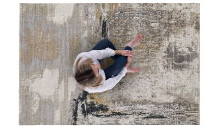שטיח מעוצב דגם 'ארט' - דוגמא מופשט צבעוני - בשני גדלים לבחירה